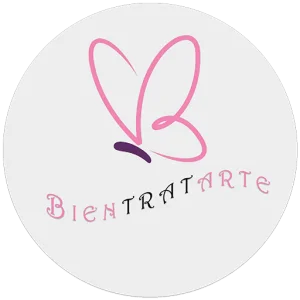 logo bientratarte con círculo de fondo