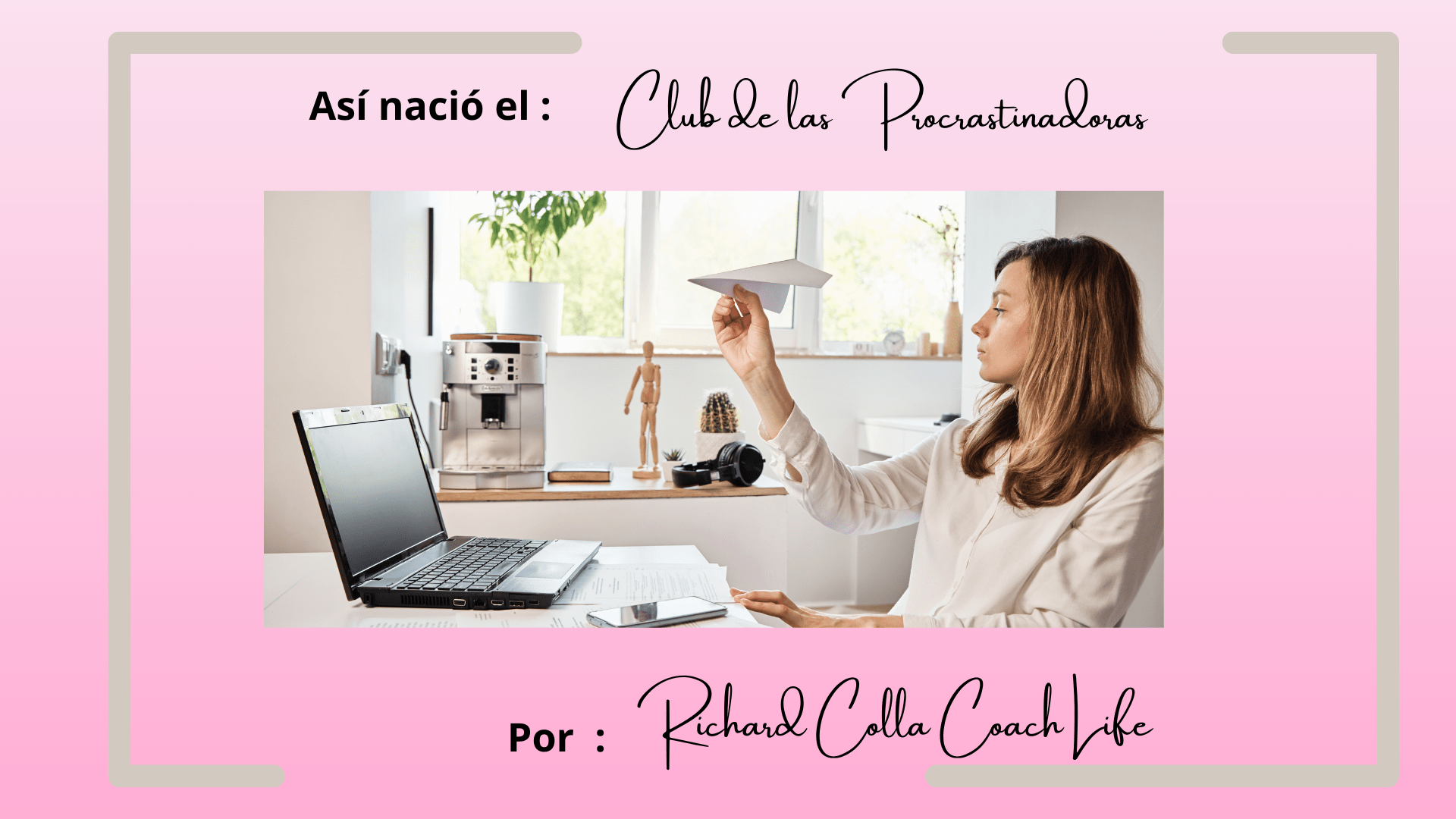 Hola, me presento. Mi nombre es Richard Colla soy coach ontológico, trabajando en en centro Bientratarte  En el 2022 Hebe que además de ser mi gran amiga  es la directora del centro Bientratarte. me comenta de casos de sus pacientes que era recurrente el aplazar cosas y luego de ahí venían otros temas : ansiedad, baja autoestima, depresión y más